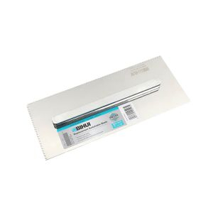 replaceable trowel blade by BIHUI has a v-notch.
