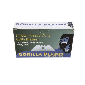3-Notch Heavy Duty Utility Blade, 100/Multipack