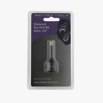 Diamond Dry Drill Bit, 1/4-Inch