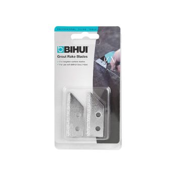 2 tungsten carbide grout rake blades